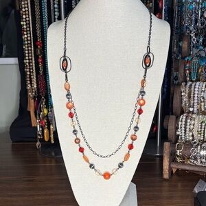 Elegant Multi-Color Beaded Necklace